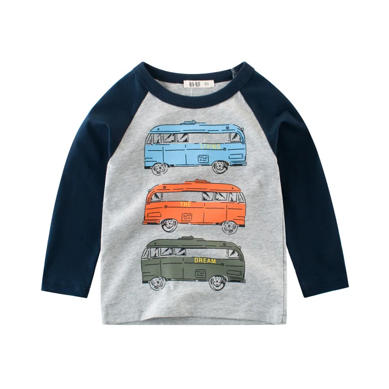 Camiseta manga larga para niños – básica algodón suave diaria - imagen 3