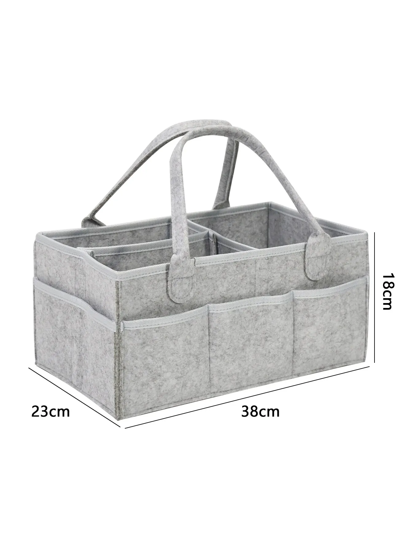 Organizador cochecito bebé con bolsas colgantes y bolsa mamá plegable - imagen 5