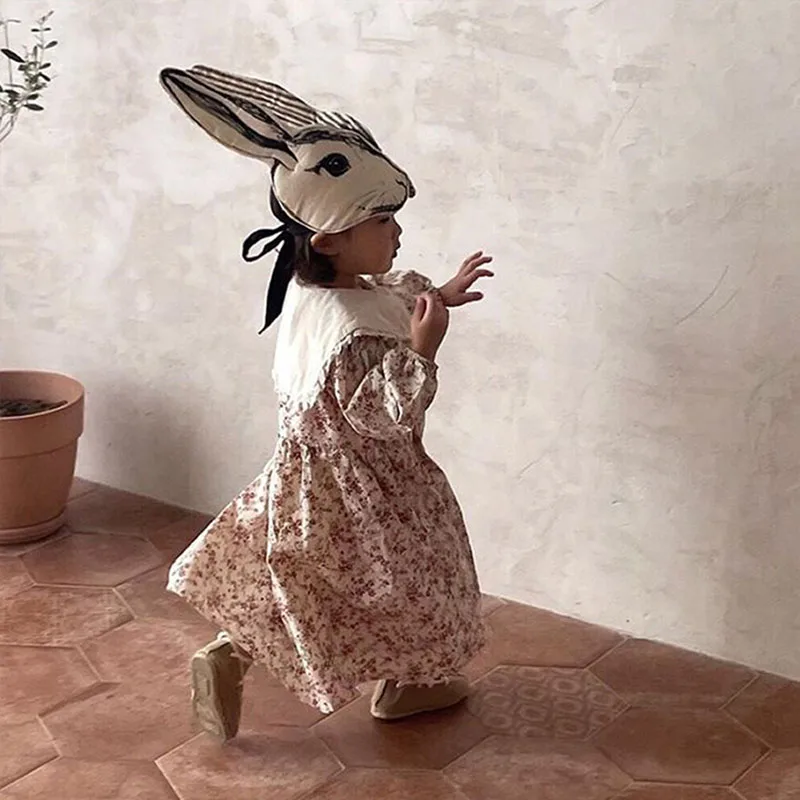 Vestido floral Milangel para niña – Otoño - imagen 4