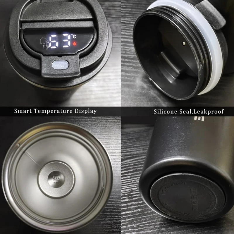 Termo de viaje en acero inoxidable con pantalla de temperatura - imagen 4