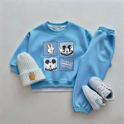Chándal infantil de manga larga con sudadera Mickey Mouse