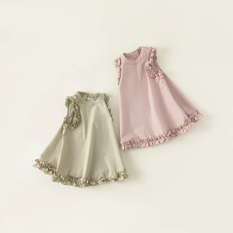 Vestidos de algodón sin mangas estilo princesa para niñas pequeñas - imagen 4