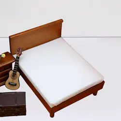 Cama doble para muñecas de madera montable multifuncional