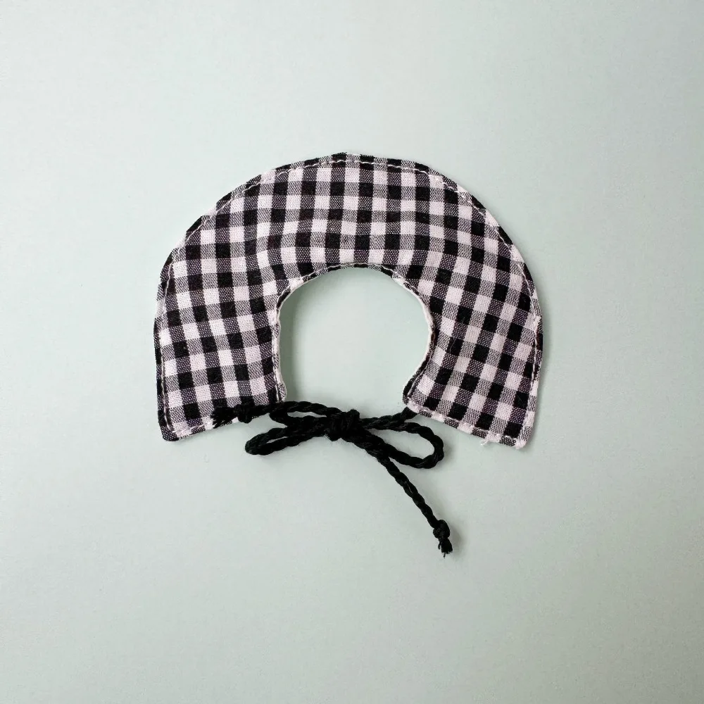Ropa para muñecas estilo fiesta con capa a cuadros dopamina - imagen 3