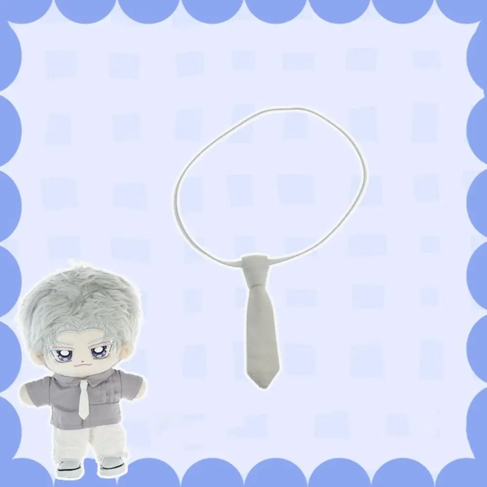 Corbata mini de algodón para muñeca, color caramelo - imagen 2