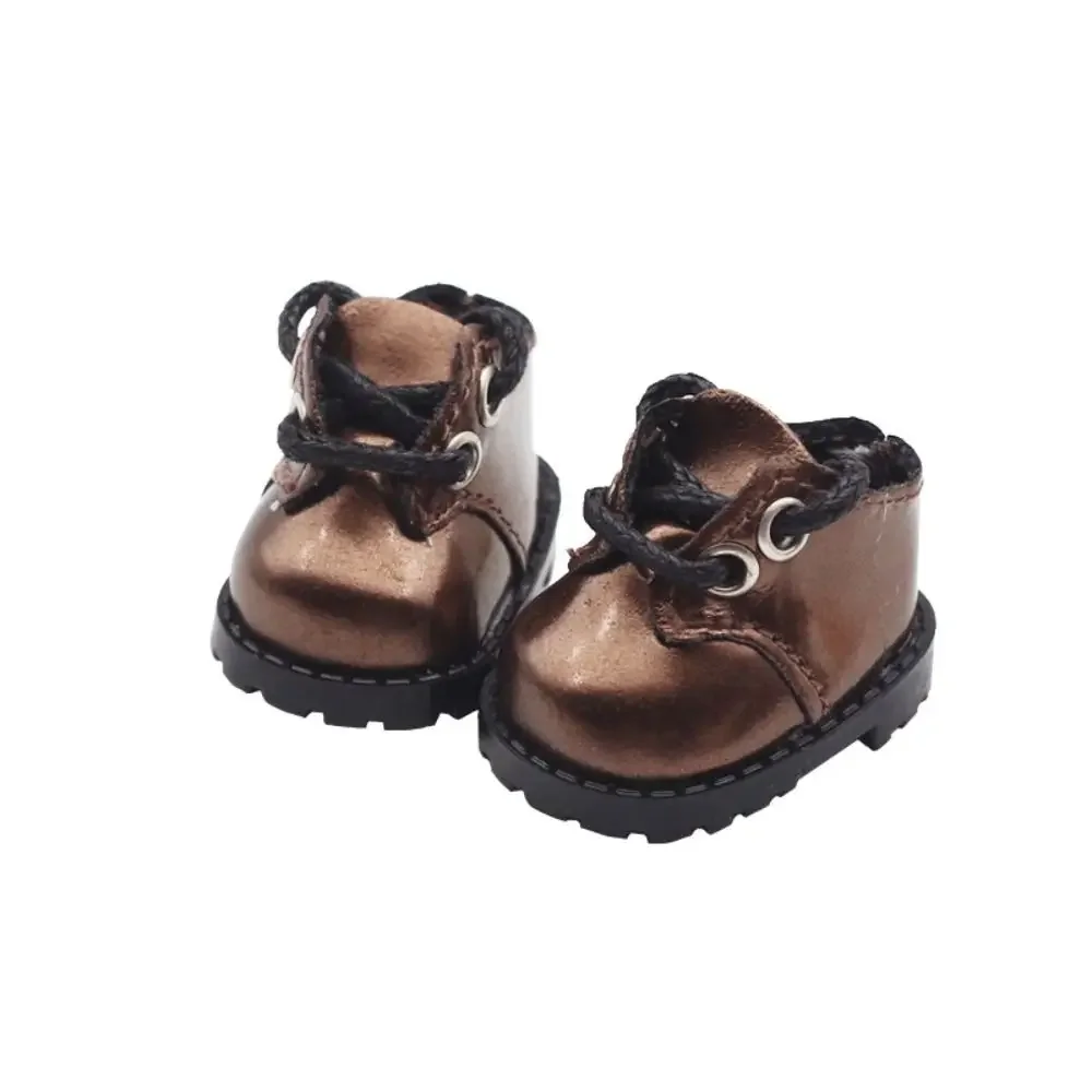 Zapatos de cuero para muñeca de trapo - DIY con correa - imagen 4