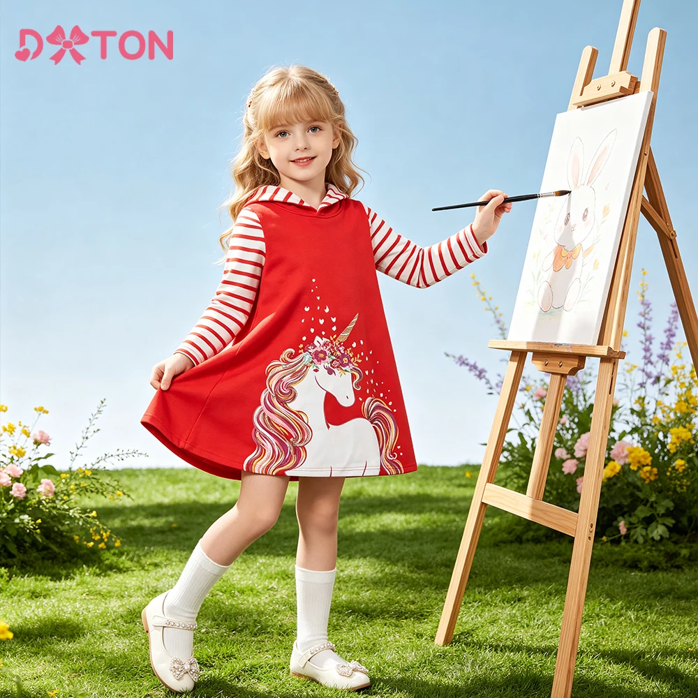 DXTON sudadera con capucha para niños – Vestido Zoo Park otoño - imagen 3