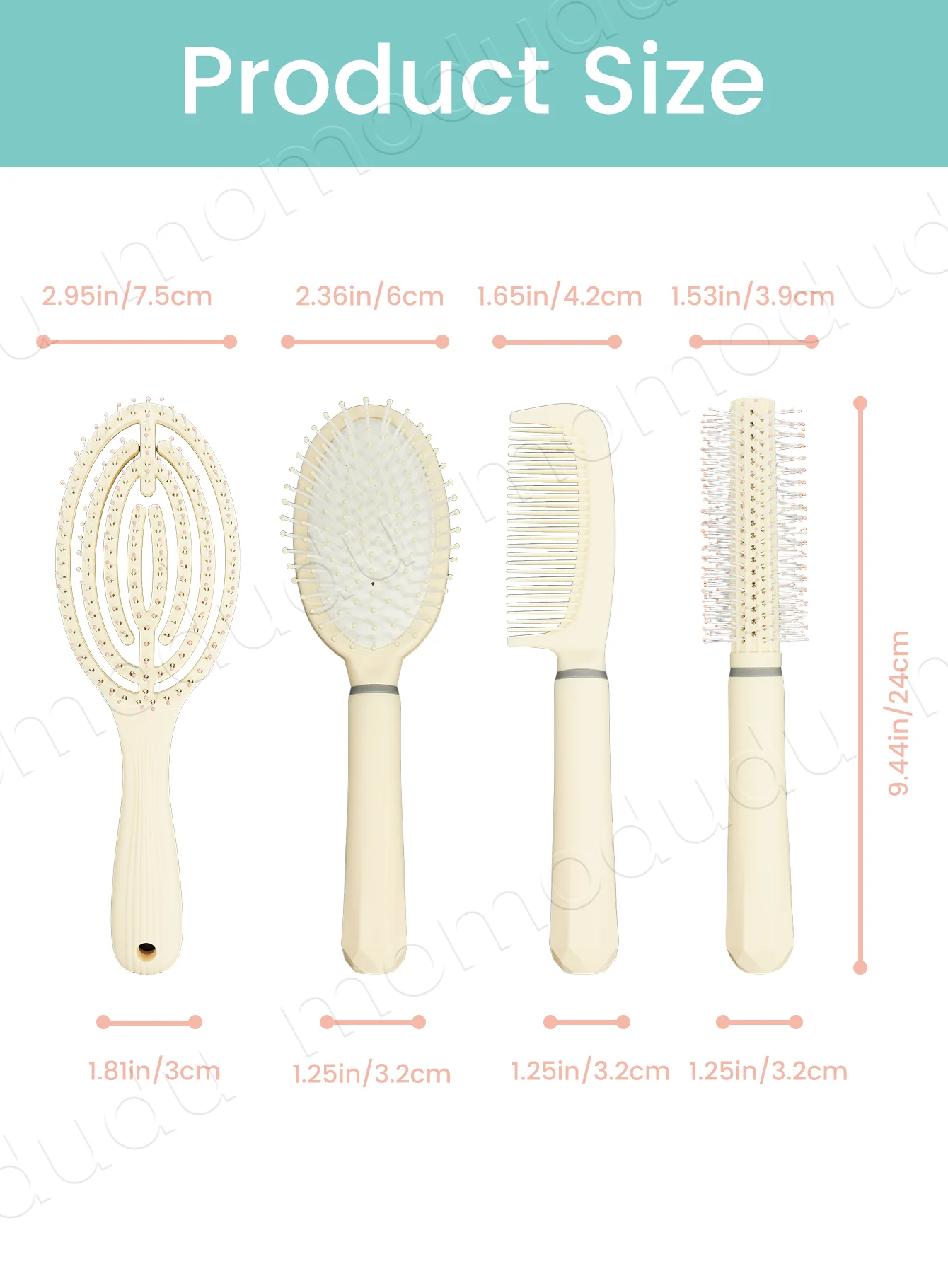 Cepillos con cojín de aire para volumen en cabello largo - imagen 4