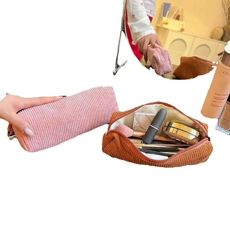 Estuche escolar de pana – Papelería estética infantil