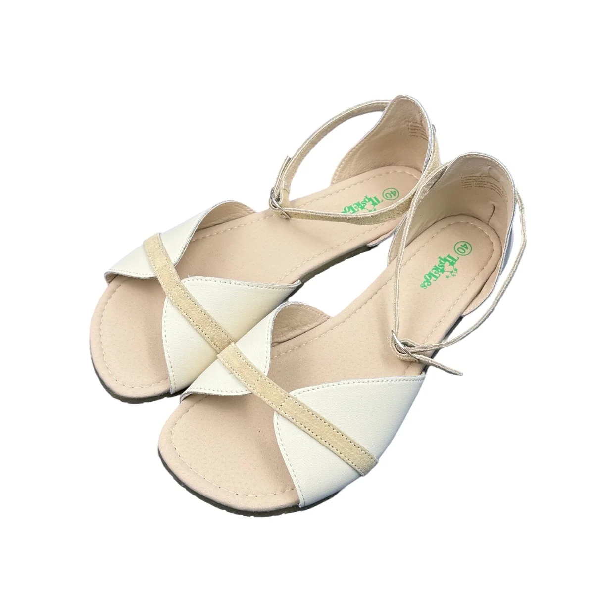 Tipsietoes Sandalias planas de cuero genuino ligeras - imagen 4