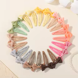 Pinzas para el pelo de bebé niña – Set caramelo con estilo dulce