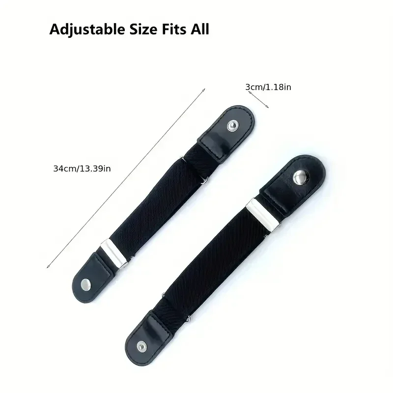 Cintura elástica sin hebilla unisex para pantalones y vaqueros - imagen 5