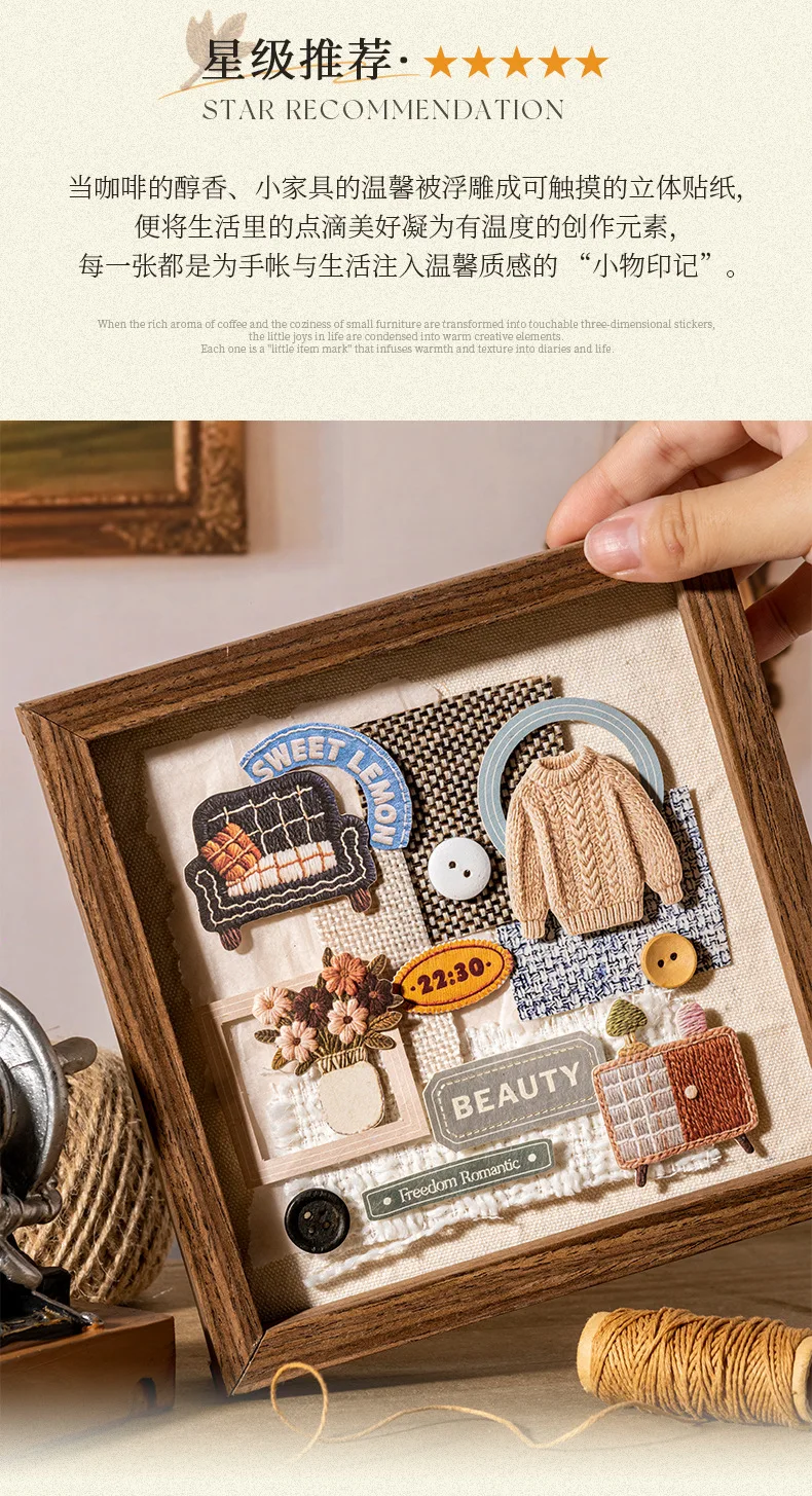 Colección de pegatinas con certificados y marcos decorativos