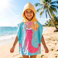 Albornoces de verano para bebés y niños: secado rápido portátil