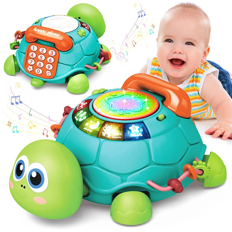 Tortuga musical y luces suaves