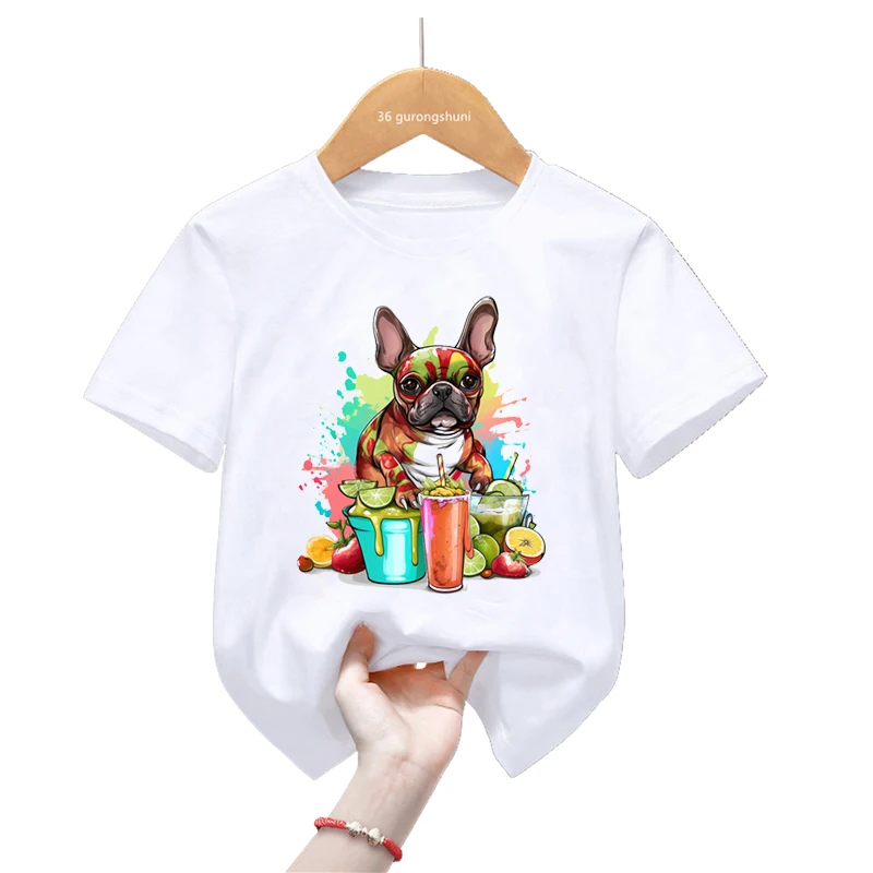 Camiseta Bulldog francés para niños – Estampado divertido - imagen 3
