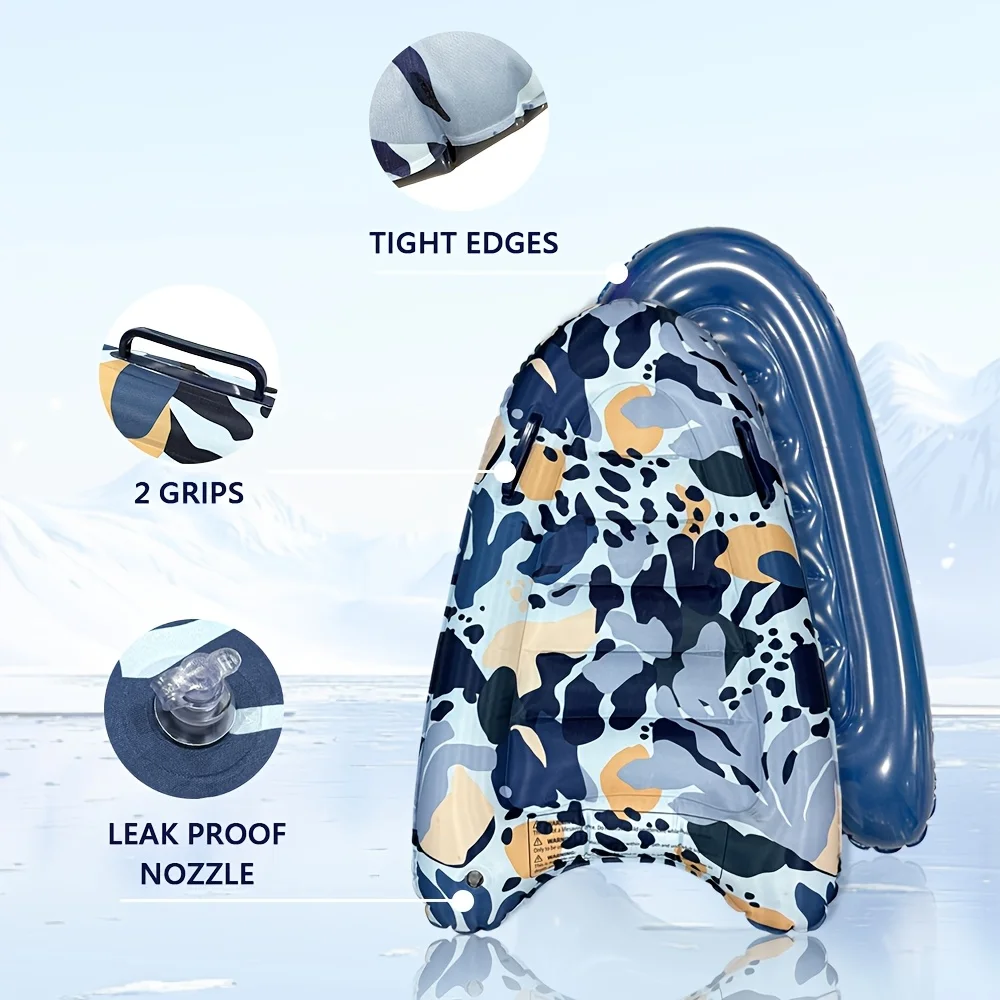 Tabla de surf inflable con asas ligera y flotante para niños