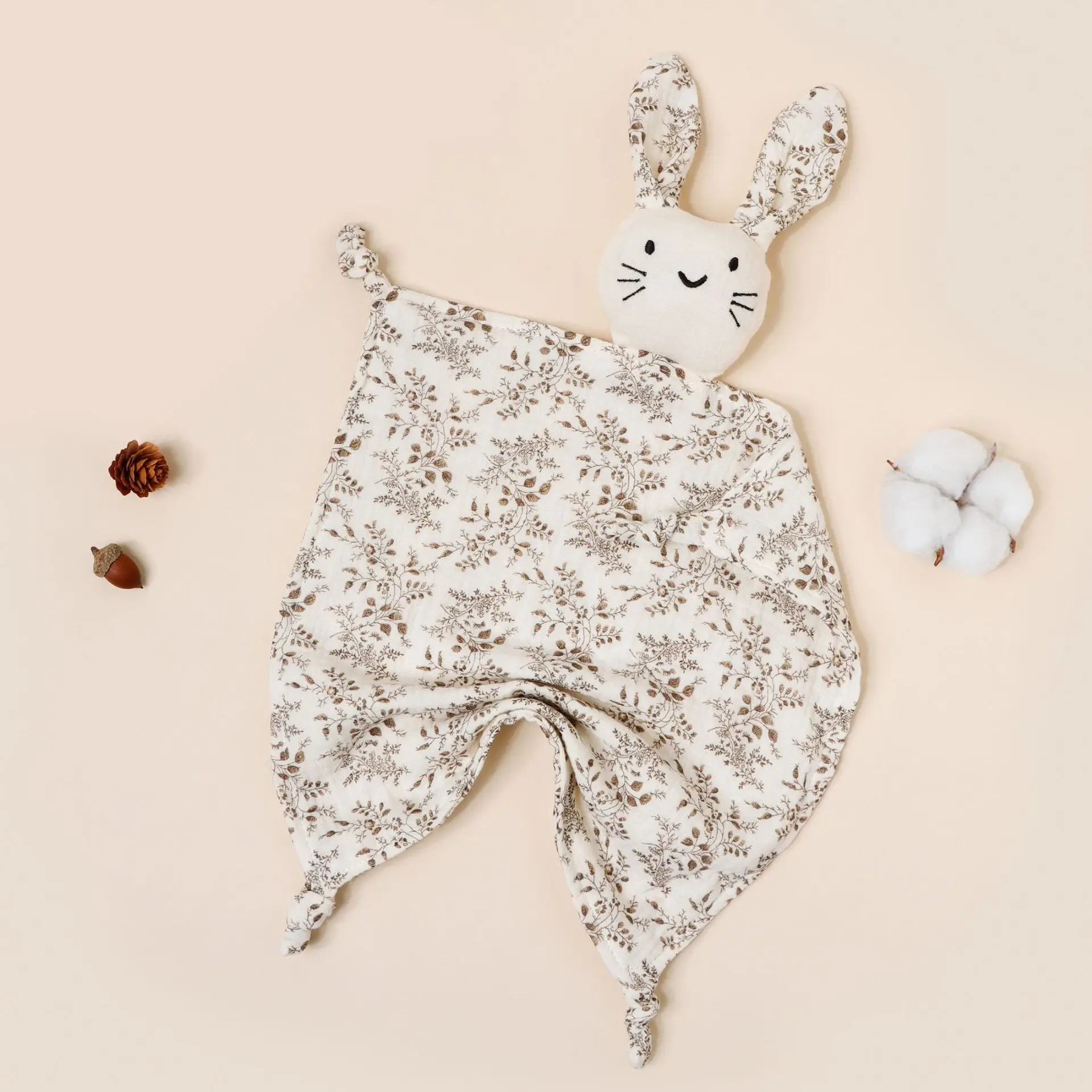Manta de muselina estampada suave para bebé recién nacido - imagen 4