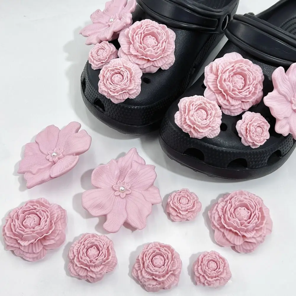 Adornos 3D florales con clip desmontable para zapatos de playa - imagen 5