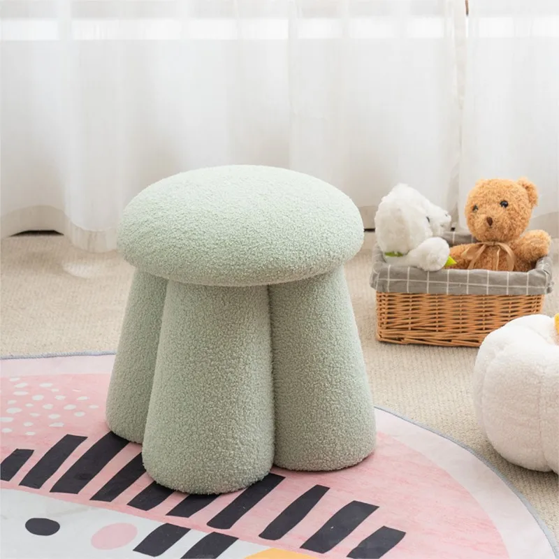 Taburete infantil seta peluche – Puff niños multifuncional - imagen 4