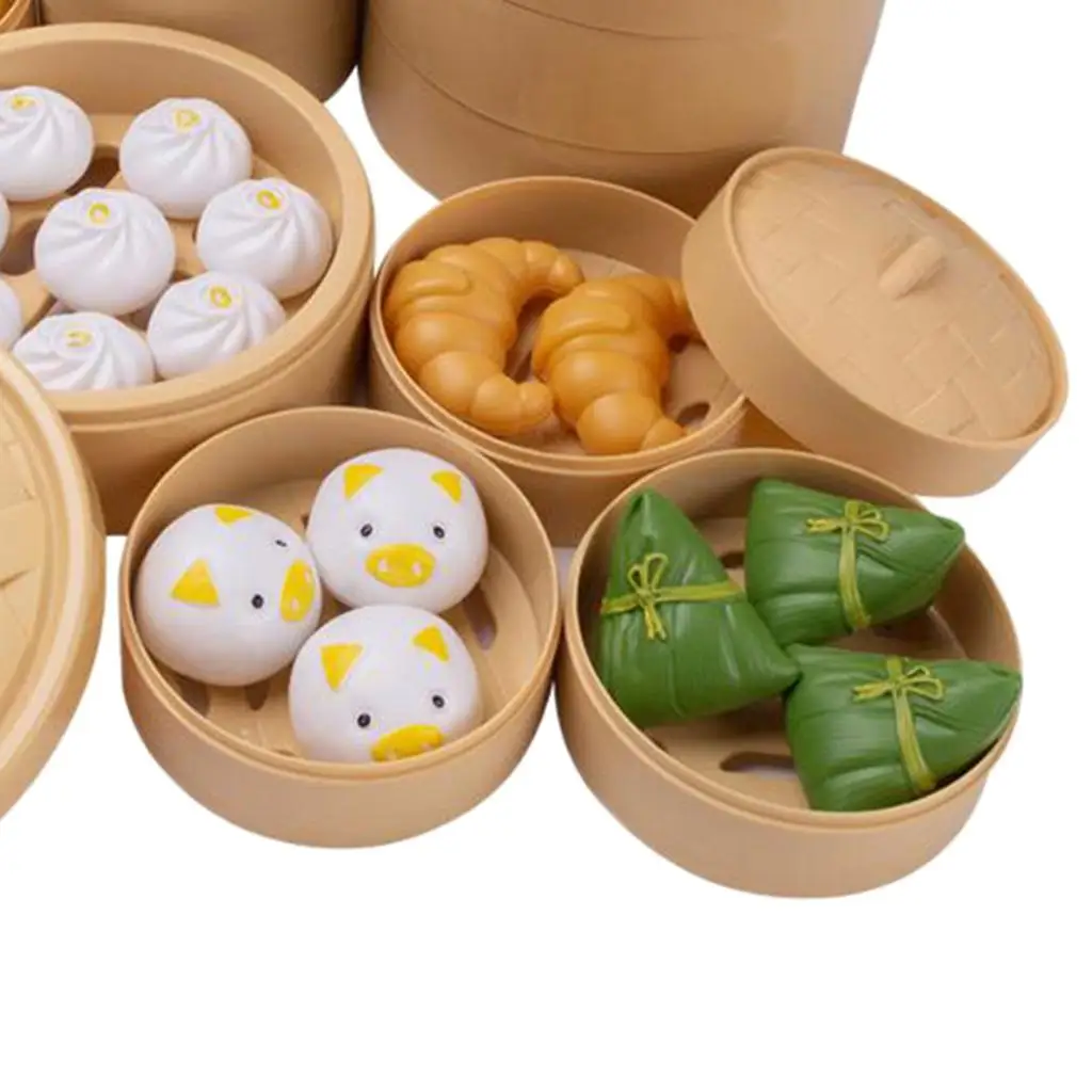 Juego de comida para desayunos, set de cocina infantil - imagen 2