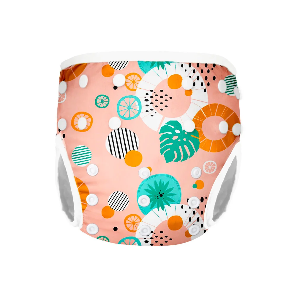 Pañal de natación reutilizable ajustable talla única bebés y niños - imagen 3