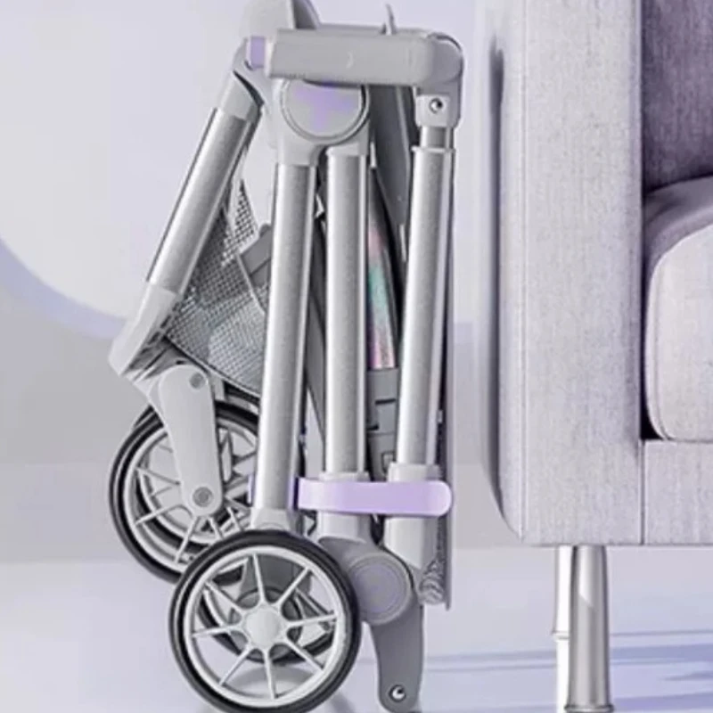 Cochecito de paseo plegable ligero para niños, reclinable - imagen 3