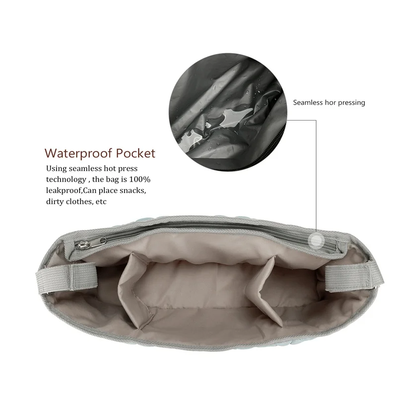 Organizador de pañales impermeable para cochecito – Bolsa colgante - imagen 3