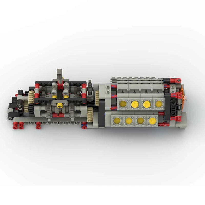 Motor de construcción transparente con 6 velocidades para niños - imagen 5