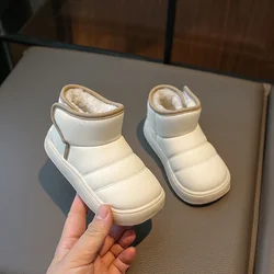 Botas de nieve infantiles impermeables con suela antideslizante