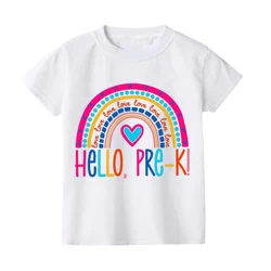 Hello Prek Camisa preescolar para niños y niñas – Primer día de escuela