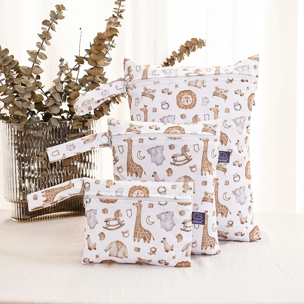 Elinfant Bolsa pañalera impermeable para viajes con bebé