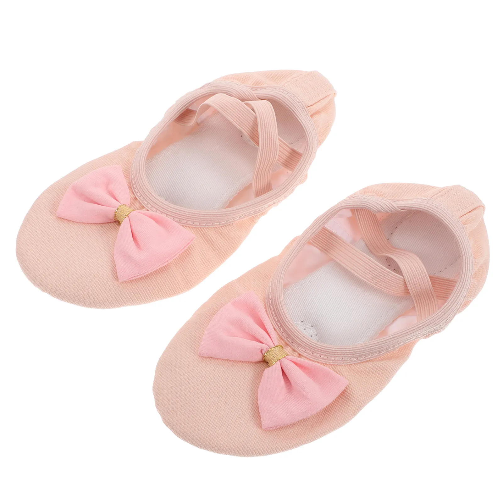 Zapatillas de ballet para niñas suela blanda y planta partida - imagen 4