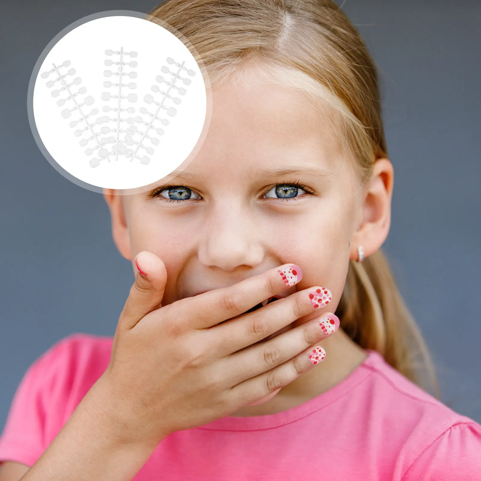Uñas postizas infantiles sin daño: puntas elegantes para pequeños - imagen 4