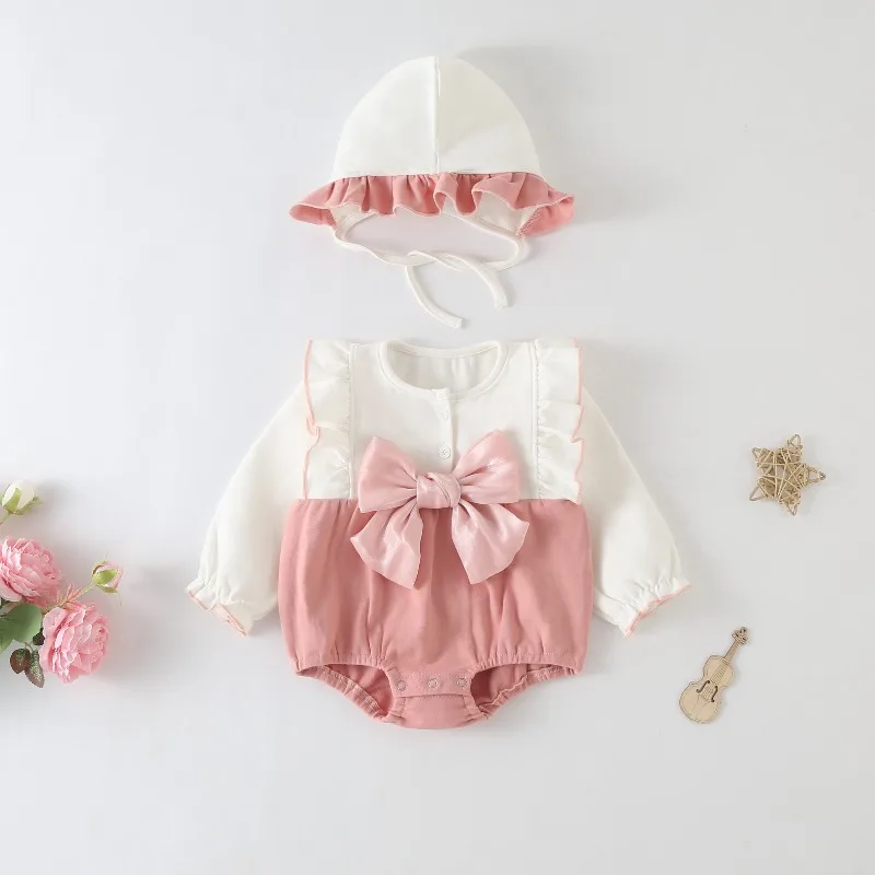 Pelele recién nacido para otoño con diseño princesa - imagen 2