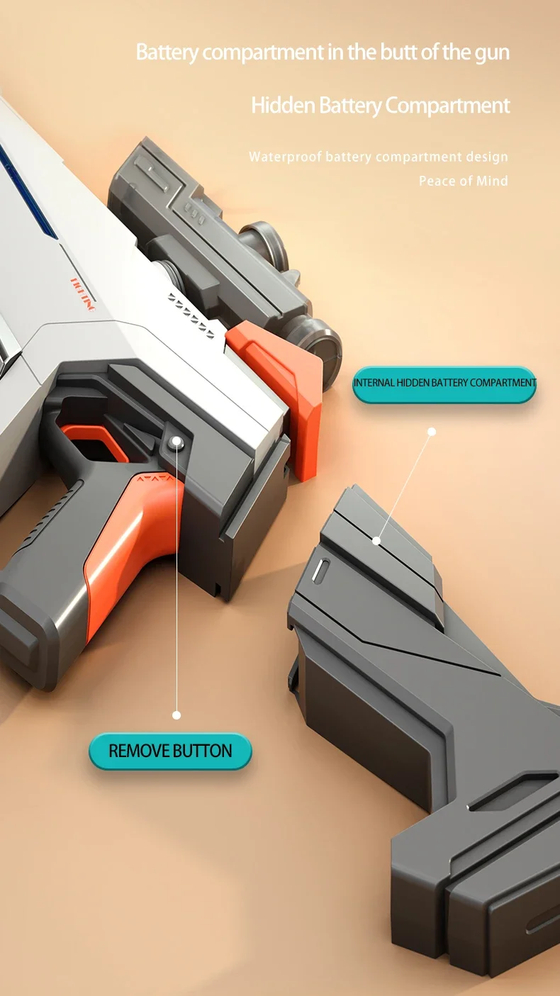 Pistola en posición de carga y combate