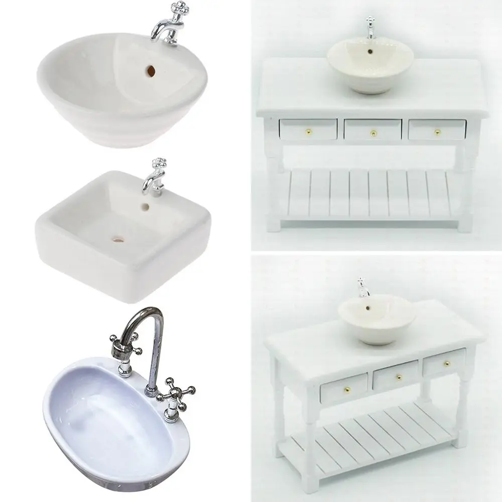 Pilo Muebles casa de muñecas con bañera y lavabo - imagen 4