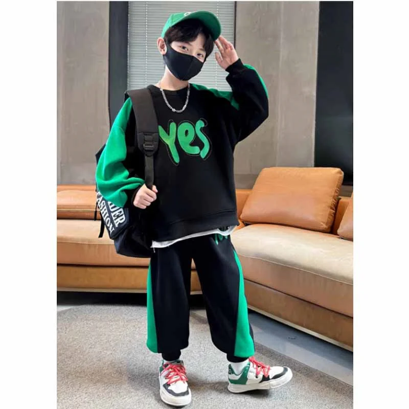 Conjunto deportivo de sudadera y pantalón suelto de otoño - imagen 4