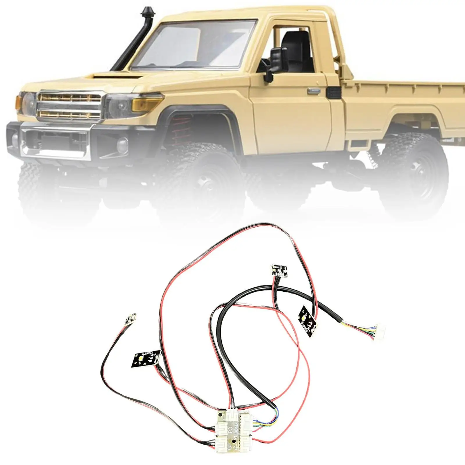 Kit de luces LED RC universal para camiones MN82 1/12 repuesto - imagen 3