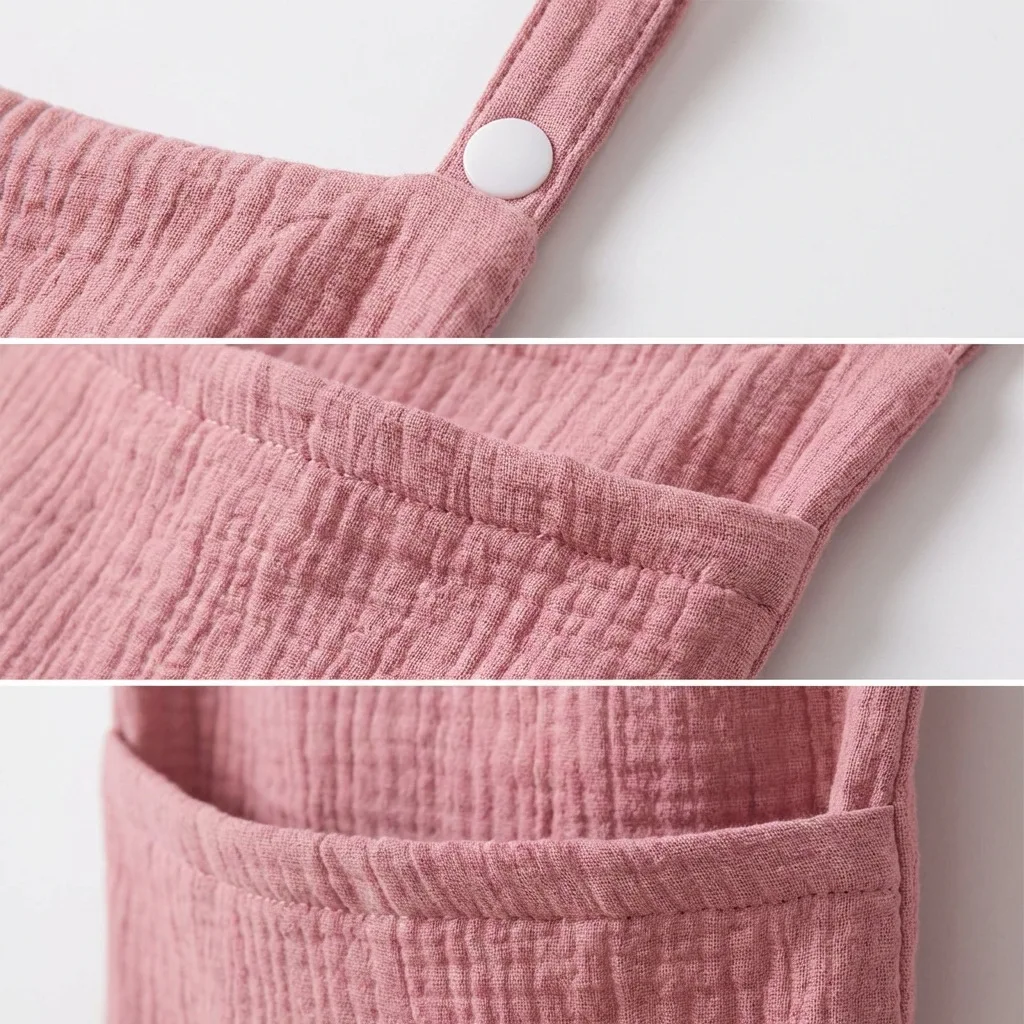 Bolsa organizadora de muselina para bebé en cuna y carrito - imagen 5