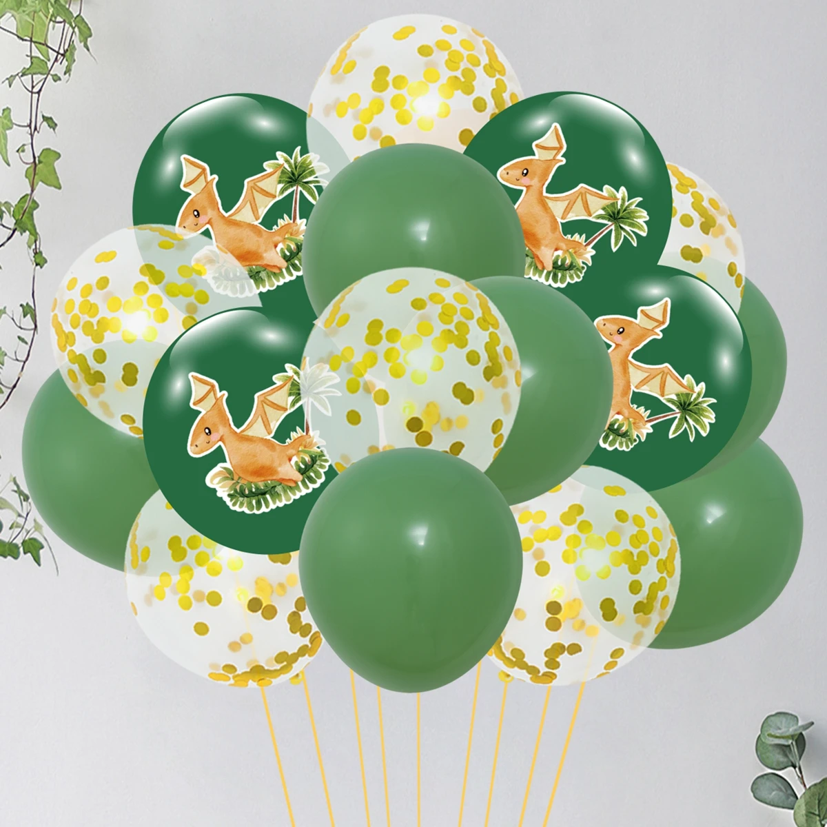 Globos de dinosaurio decorativos para fiesta