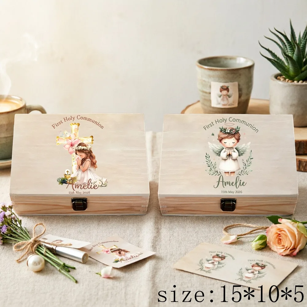 Caja de regalo de Primera Comunión con recuerdo personalizado - imagen 5