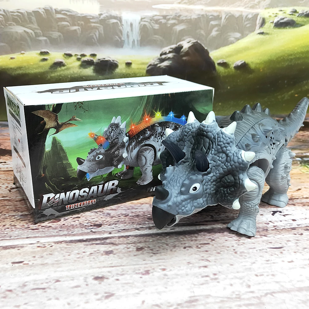 Dinosaurio eléctrico para niños