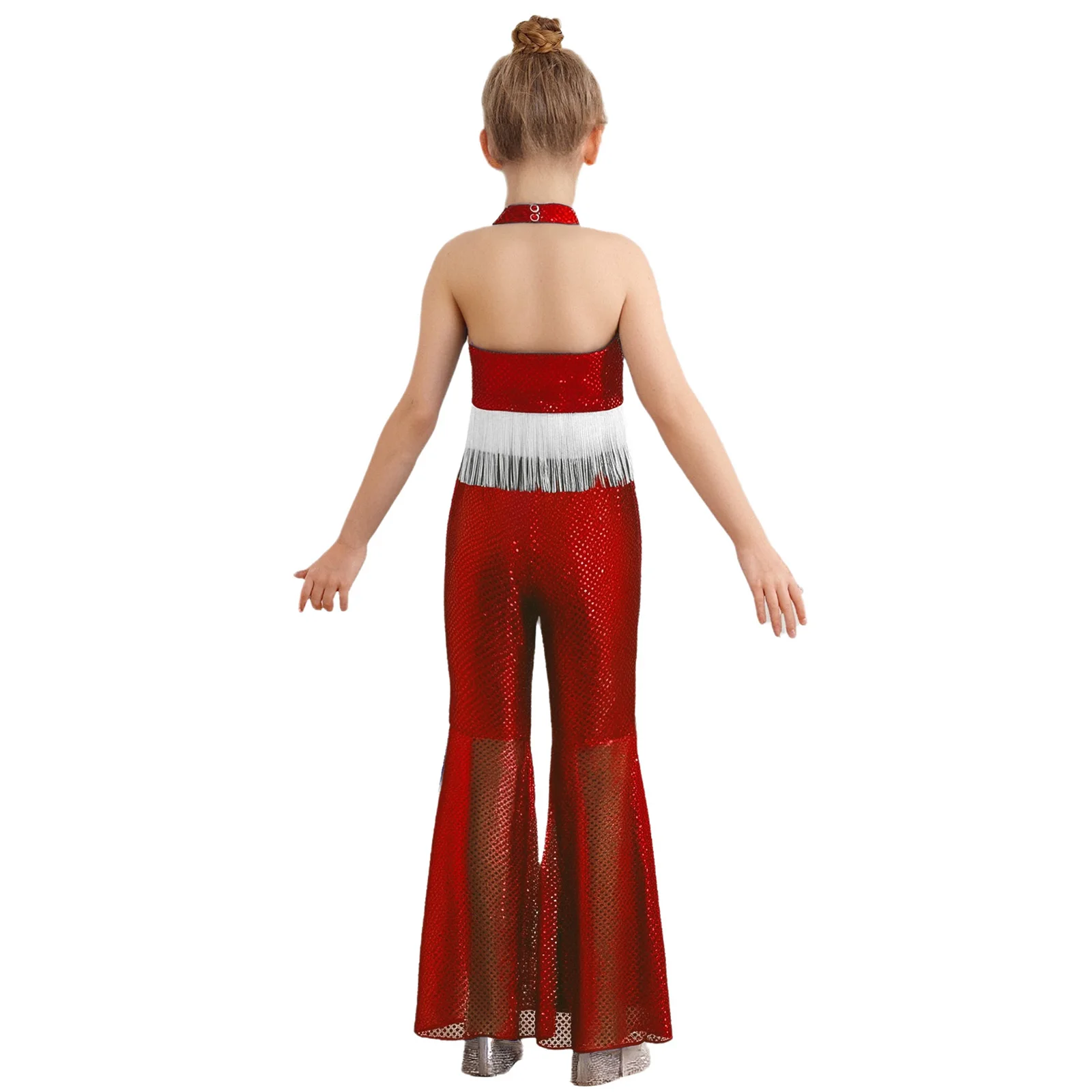 Pantalones campana y cintura elástica para moverse