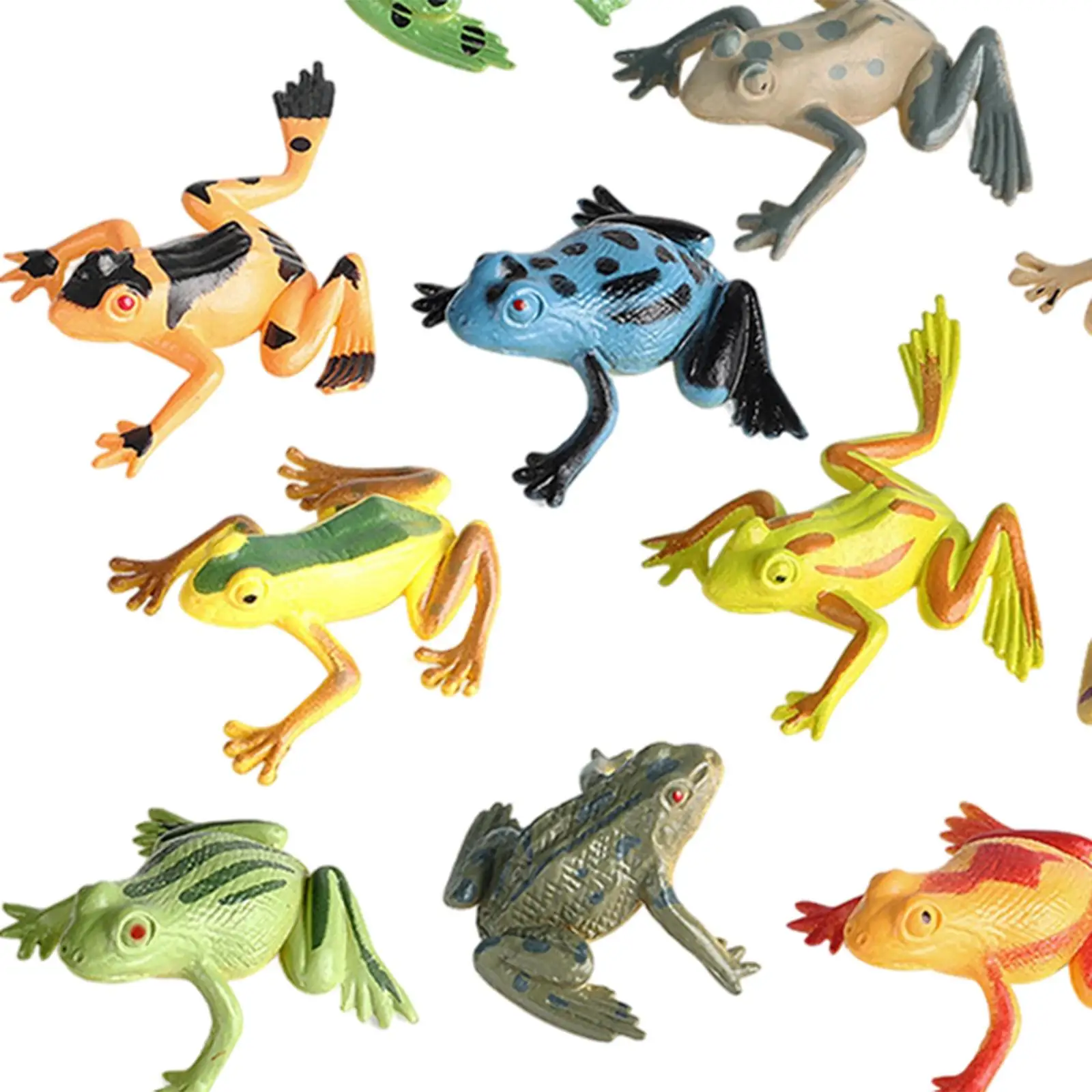 Figuras de animales miniatura de plástico para manualidades infantiles