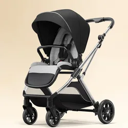 Cochecito de bebé bidireccional reclinable para recién nacido