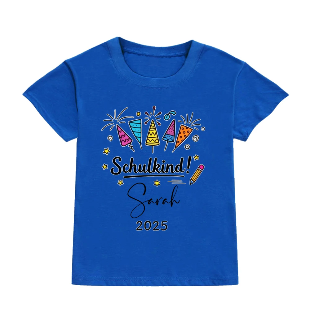 Camiseta personalizada lista para el colegio