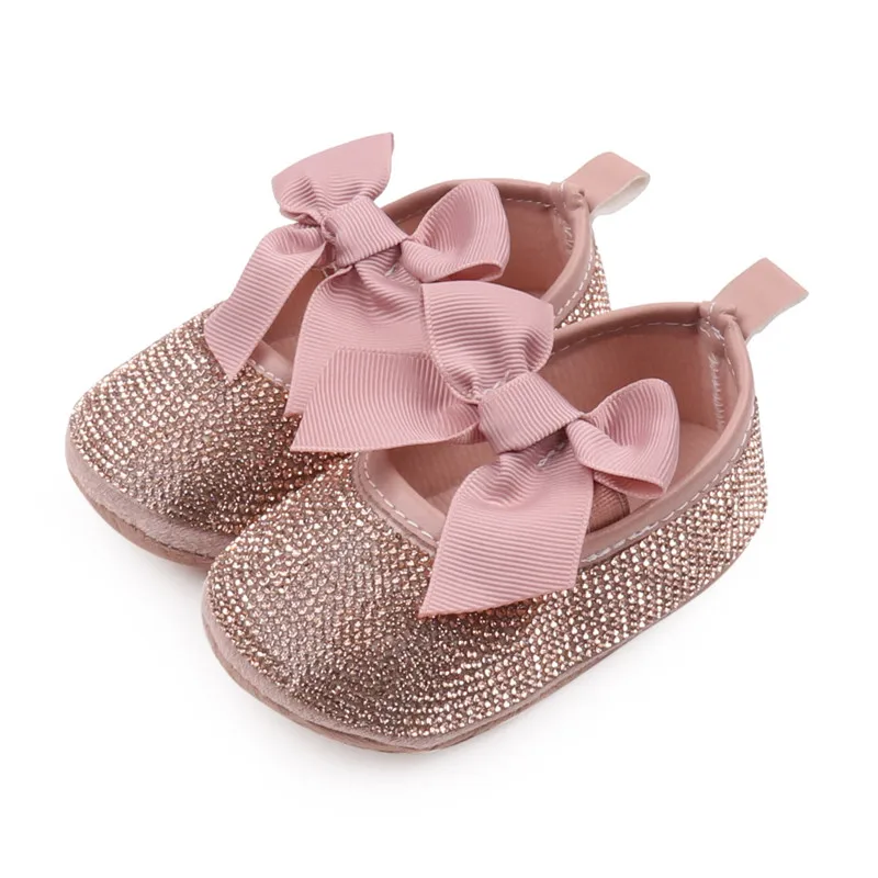 Zapatillas de princesa para bebé – suaves con lazo - imagen 4
