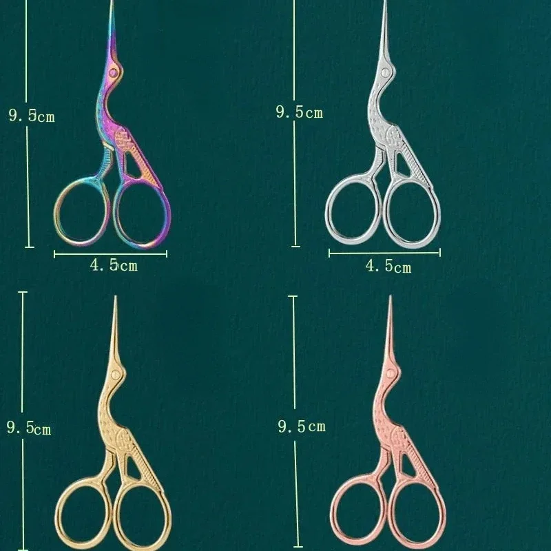 Tijeras para vello nasal vvocci de acero inoxidable tipo cigüeña