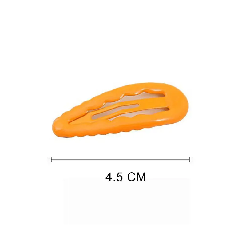 Pasadores simples para niños estilo coreano en color caramelo